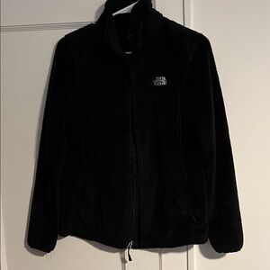The North Face Black Full-Zip minky Fleece